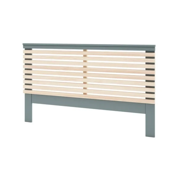 Boutique BUT Tête De Lit 160 Cm PISCO Vert Grisé Et Bois Naturel 4