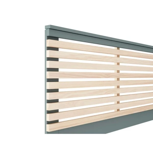 Boutique BUT Tête De Lit 160 Cm PISCO Vert Grisé Et Bois Naturel 5