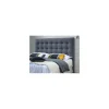 Service Clients Dédié Vente-unique Tête De Lit Capitonnée FRANCESCO – 160 Cm – Tissu – Gris 17