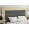 Pegane Tête De Lit Avec Pieds Coloris Coloris Chêne, Graphite – Longueur 15… le grand escompte 19