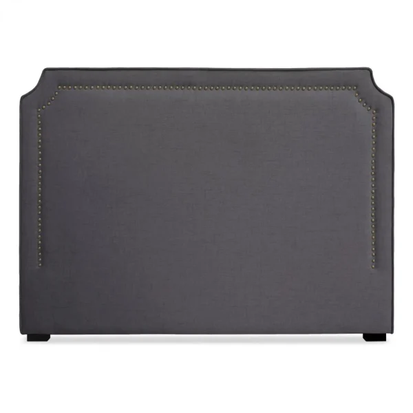 MENZZO Tête De Lit Avec Port USB Milana 160cm Tissu Gris à prix imbattables 1