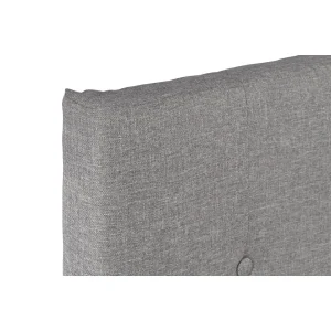 aux meilleurs prix Pegane Tête De Lit Capitonné En Polyester / Bois D’hévéa Coloris Gris – L… 10