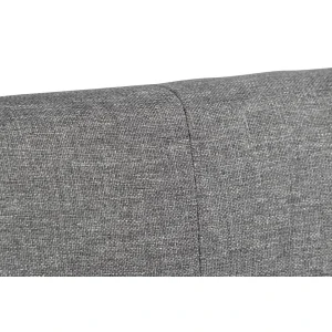 aux meilleurs prix Pegane Tête De Lit Capitonné En Polyester / Bois D’hévéa Coloris Gris – L… 12