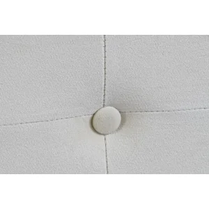 Retour Facile et Gratuit Pegane Tête De Lit Capitonnée Coloris Crème En Polyester / MDF – Longueur … 9