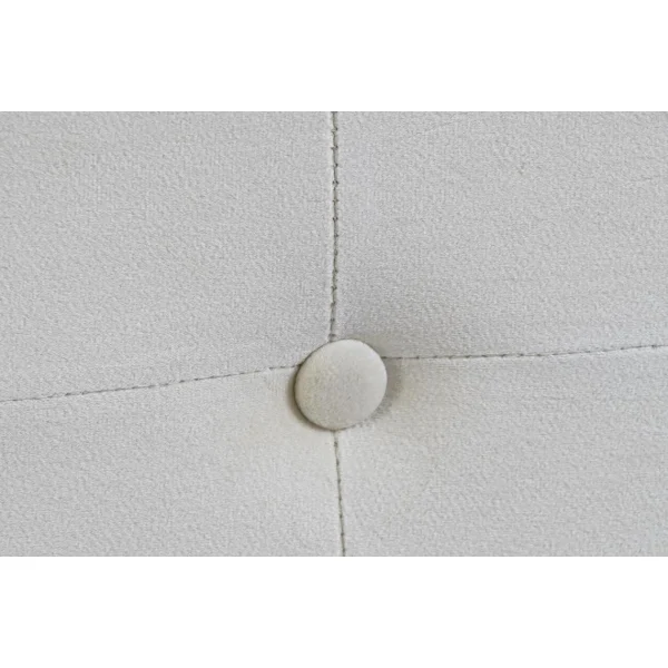 Retour Facile et Gratuit Pegane Tête De Lit Capitonnée Coloris Crème En Polyester / MDF – Longueur … 3