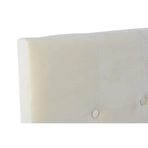 Retour Facile et Gratuit Pegane Tête De Lit Capitonnée Coloris Crème En Polyester / MDF – Longueur … 5