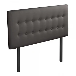 vente pas cher en ligne Bellecour Tête De Lit Capitonnée Grise 90×60 Cm 9