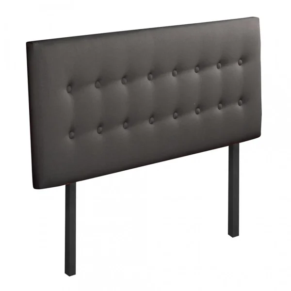 vente pas cher en ligne Bellecour Tête De Lit Capitonnée Grise 90×60 Cm 3