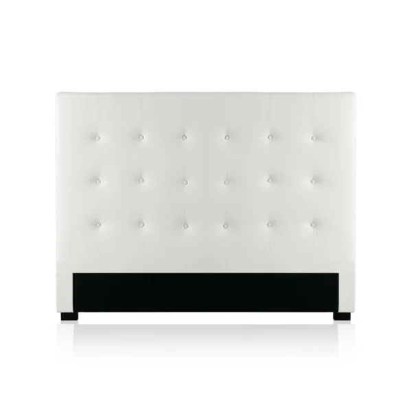 Marque Generique Tête De Lit Capitonnée Premium 140cm Blanc boutique en ligne france 1