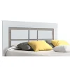 Retour Gratuit Pegane Tête De Lit Coloris Avec Pieds Coloris Pin Andersen, Pin Gris – Longu… 17