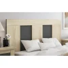 Livraison Standard/Rapide Pegane Tête De Lit Coloris Coloris Chêne, Graphite – Longueur 157,4 X Profo… 17