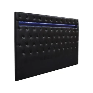 Habitat Et Jardin Tête De Lit Déco LED – 189 Cm – Noir boutiqued en ligne 7