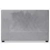 prix de gros Paris Prix Tête De Lit Design En Velours Bria 180cm Argent 17
