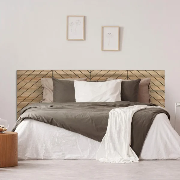 Ds Meubles Tête De Lit En Bois Massif De Pin. Chevron. 150X60x1,8cm. pas cher en vente 3
