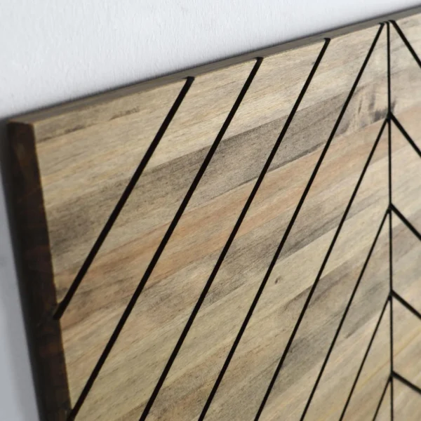Ds Meubles Tête De Lit En Bois Massif De Pin. Chevron. 150X60x1,8cm. pas cher en vente 5