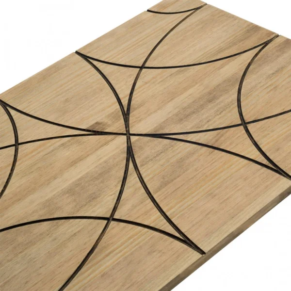 Tête De Lit En Bois Massif De Pin. Circles. 160X60cm DS MEUBLES mode pas cher 4