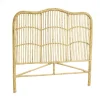 en solde Aubry Gaspard Tête De Lit En Rotin Naturel Sommier 160 Cm. 17