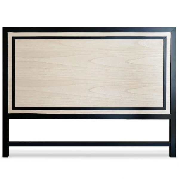 grossiste en ligne MENZZO Tête De Lit Framet 160cm Chêne Et Noir 3