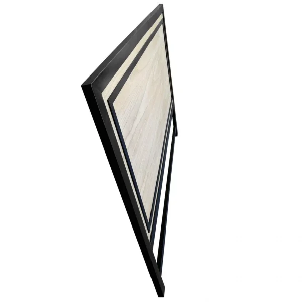 grossiste en ligne MENZZO Tête De Lit Framet 160cm Chêne Et Noir 5
