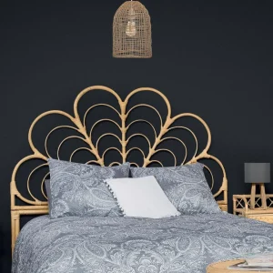 achetez Pegane Tête De Lit Haute En Rotin Coloris Naturel – Longueur 160 X Profondeu… 10