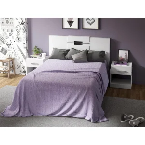 guranteed de qualité Vente-unique Tête De Lit Extensible MARABA – 150/160 Cm – Blanc 9