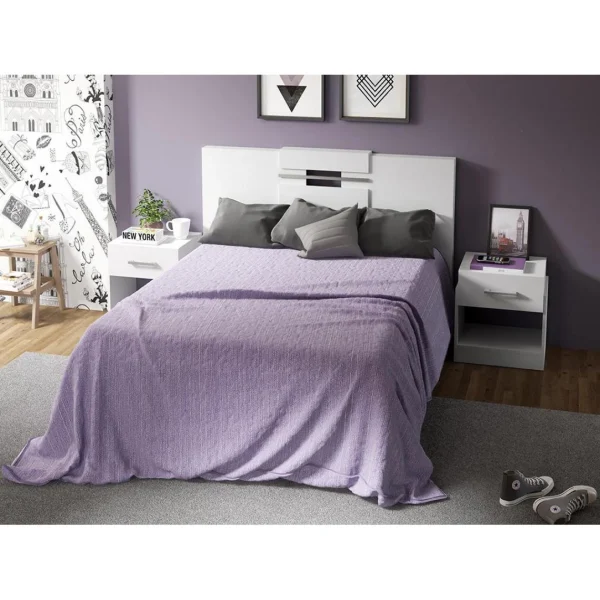 guranteed de qualité Vente-unique Tête De Lit Extensible MARABA – 150/160 Cm – Blanc 3
