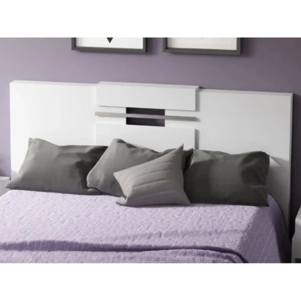 guranteed de qualité Vente-unique Tête De Lit Extensible MARABA – 150/160 Cm – Blanc 4