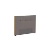 marques de renommée BUT Tête De Lit PU L.160 Cm CLOE Taupe Et Imitation Bois 19
