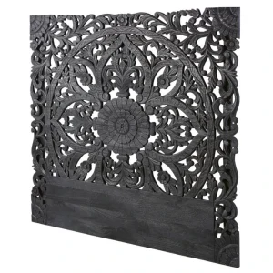 prix de gros MENZZO Tête De Lit Serena 180cm Bois Noir 7