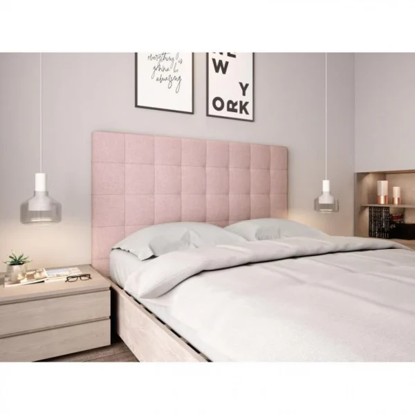 Meilleur Service Inside 75 Tête De Lit SONA Capitonnée Rose 140 X 120cm 5
