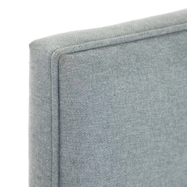 Tousmesmeubles Tête De Lit Tapissée 155 Cm Bois/Tissu Gris Bleu – PINADA boutiqued pas cher 5