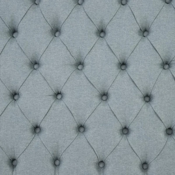 Tousmesmeubles Tête De Lit Tapissée 155 Cm Bois/Tissu Gris Bleu – PINADA boutiqued pas cher 6