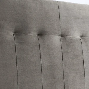 VS VENTA-STOCK Tête De Lit Tapissée 160×100 Cm Gris, Velours, Pieds En Bois Meilleur Prix 11