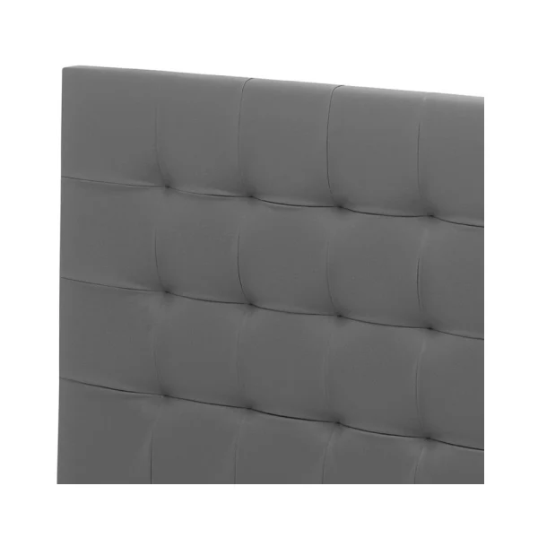 soldes officiel Ebac Tete De Lit Charme Capitonnée Simili Gris L. 150 3