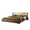 Beliani Lit 180 X 200 Cm En Cuir Doré Avec LED PARIS – Or Les achats en ligne 17
