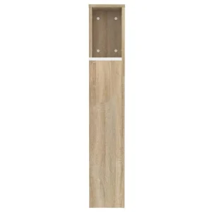 VidaXL Armoire De Tête De Lit Blanc Et Chêne Sonoma 120×18,5×104,5 C… boutique en france 15