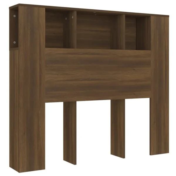 VidaXL Armoire De Tête De Lit Chêne Marron 120×18,5×104,5 Cm Officielle 3