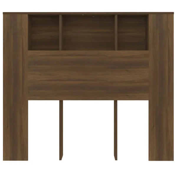 VidaXL Armoire De Tête De Lit Chêne Marron 120×18,5×104,5 Cm Officielle 5