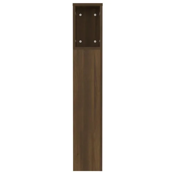 VidaXL Armoire De Tête De Lit Chêne Marron 120×18,5×104,5 Cm Officielle 6