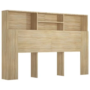 VidaXL Armoire De Tête De Lit Chêne Sonoma 160x19x103,5 Cm magasins pas chers 9