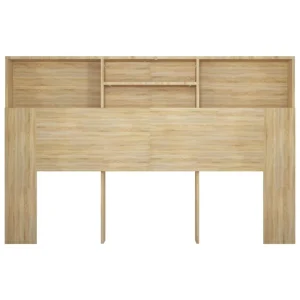 VidaXL Armoire De Tête De Lit Chêne Sonoma 160x19x103,5 Cm magasins pas chers 15