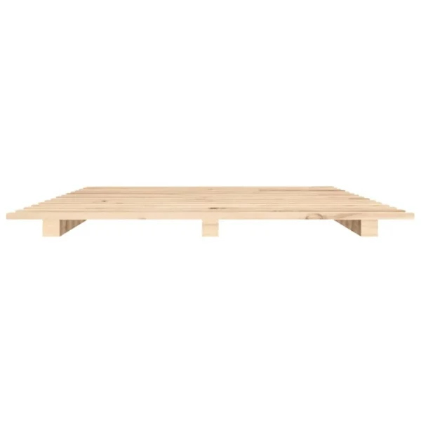 VidaXL Cadre De Lit 140×200 Cm Bois De Pin Massif dernière tendance 5