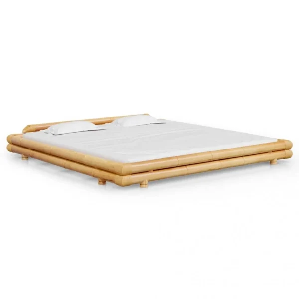VidaXL Cadre De Lit Bambou 200×200 Cm Paris 3