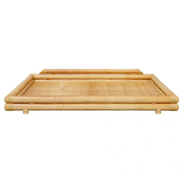 VidaXL Cadre De Lit Bambou 200×200 Cm Paris 5