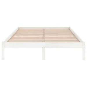 VidaXL Cadre De Lit Blanc Bois De Pin Massif 160×200 Cm vente pas cher en ligne 13