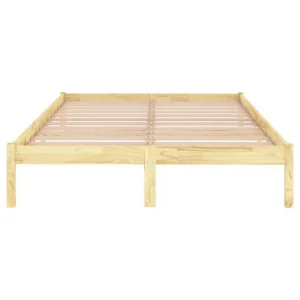 VidaXL Cadre De Lit Bois De Pin Massif 160×200 Cm site pas cher 13