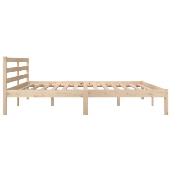 VidaXL Cadre De Lit Bois De Pin Massif 180×200 Cm Super King mode 6