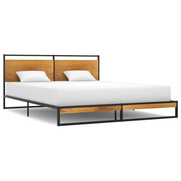 Livraison rapide VidaXL Cadre De Lit Métal 160×200 Cm 1