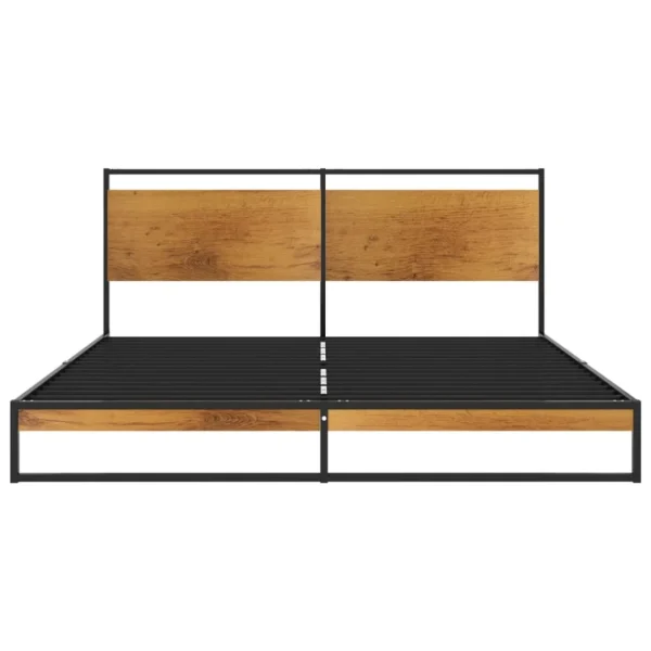 Livraison rapide VidaXL Cadre De Lit Métal 160×200 Cm 3