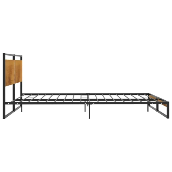 Livraison rapide VidaXL Cadre De Lit Métal 160×200 Cm 4